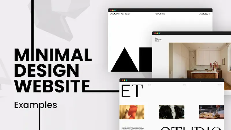 Minimalist website design in Dubai