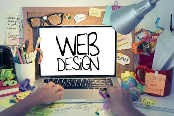 Modern corporate website design in Dubai