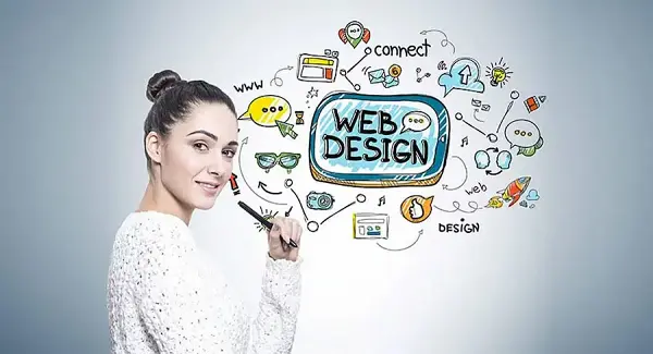 Modern corporate website design in Dubai