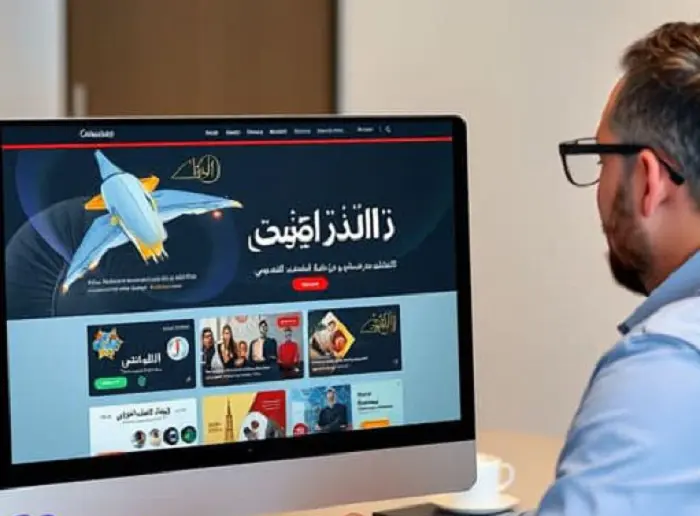 Arabic website design in the UAE